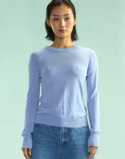 Cynthia Rowley Aspen Crewneck Knit Top PRWKL Hot