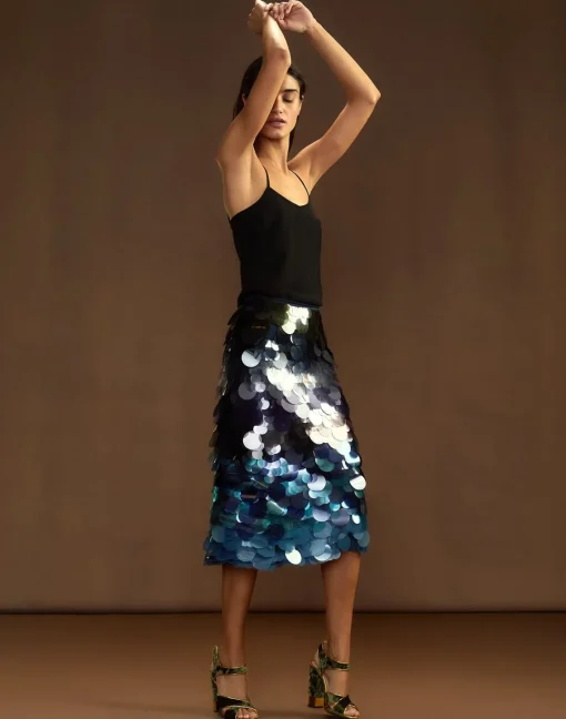 Cynthia Rowley Aurora Skirt NGTSKY New