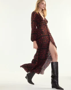 Cynthia Rowley Autumn Maxi Dress GEOBLRD Fashion