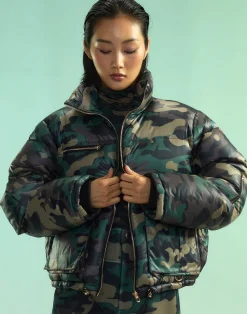 Cynthia Rowley Backcountry Puffer Jacket GRNCAM Fashion