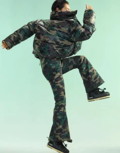 Cynthia Rowley Backcountry Puffer Jacket GRNCAM Fashion