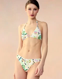 Cynthia Rowley Baia Bikini Top WHTFL Sale