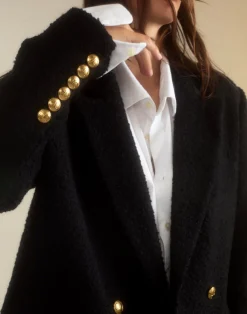 Cynthia Rowley Bardot Bouclé Blazer BLACK Sale