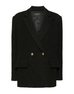 Cynthia Rowley Bardot Bouclé Blazer BLACK Sale