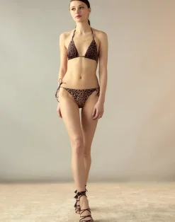 Cynthia Rowley Bella Bikini Bottom LEOPD New