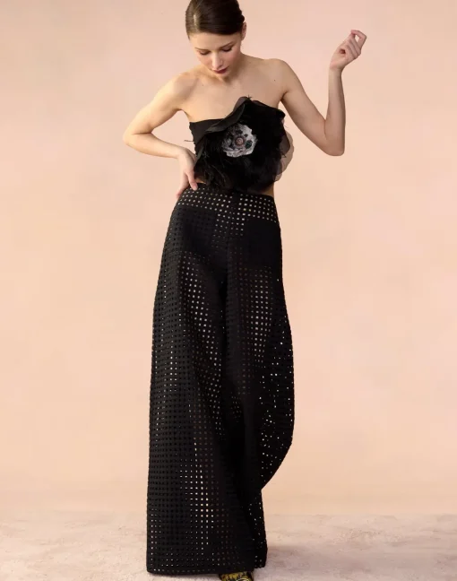 Cynthia Rowley Birdcage Pants BLACK Best