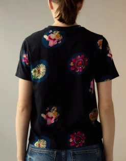 Cynthia Rowley Bloom Tee BLKMT Sale