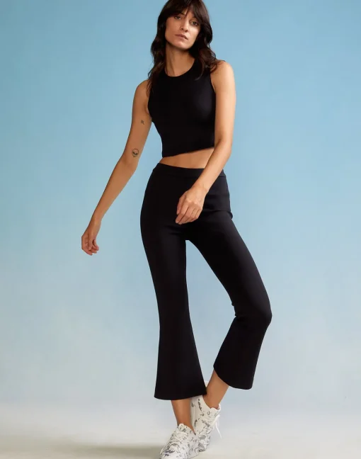 Cynthia Rowley Bonded Active Pant BLACK Discount