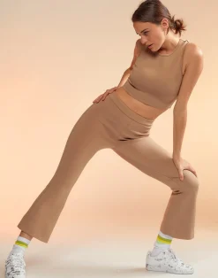 Cynthia Rowley Bonded Active Pant CAMEL Outlet