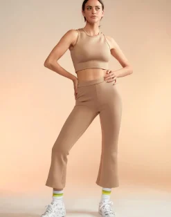 Cynthia Rowley Bonded Active Pant CAMEL Outlet