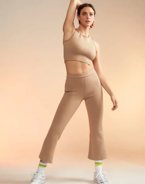 Cynthia Rowley Bonded Active Pant CAMEL Outlet