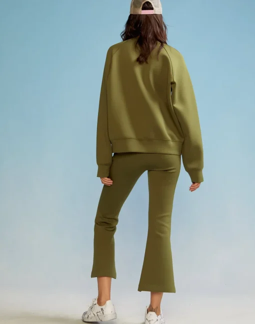 Cynthia Rowley Bonded Active Pant DRKGR Online