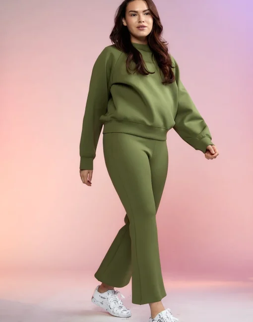 Cynthia Rowley Bonded Active Pant DRKGR Online
