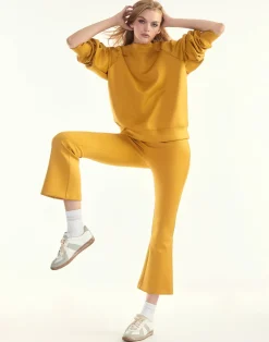 Cynthia Rowley Bonded Active Pant GLDYLW Outlet