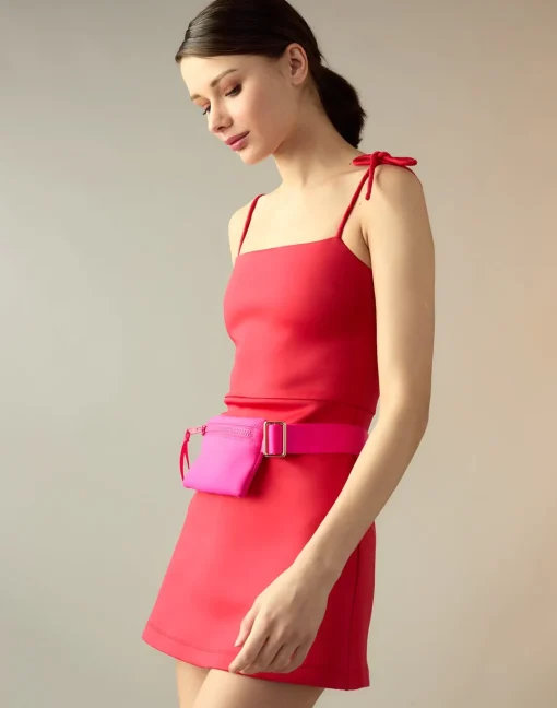 Cynthia Rowley Bonded Basics Dress Red Discount