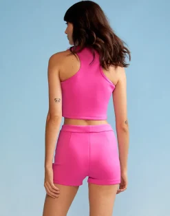 Cynthia Rowley Bonded Basics Shorts HTPNK Online