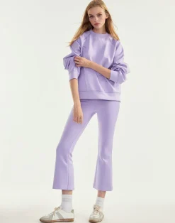 Cynthia Rowley Bonded Pullover Sweatshirt LVNDR Clearance