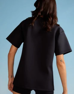 Cynthia Rowley Bonded Tee BLACK Hot