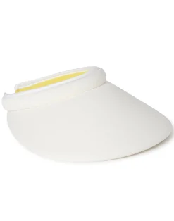 Cynthia Rowley Bonded Visor White Fashion