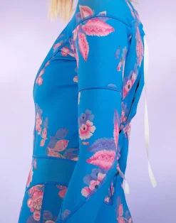 Cynthia Rowley Bowie Floral Wetsuit BLPKM New