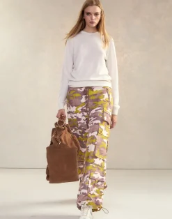 Cynthia Rowley Camouflage Cargo Pants PNKCMO Outlet