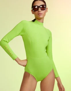 Cynthia Rowley Cheeky Wetsuit NEONG Fashion