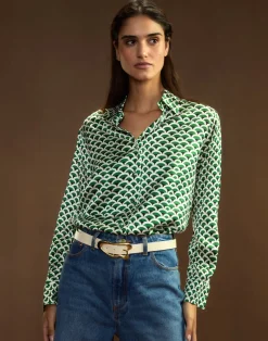 Cynthia Rowley Collectible Silk Shirt GRNWT Fashion