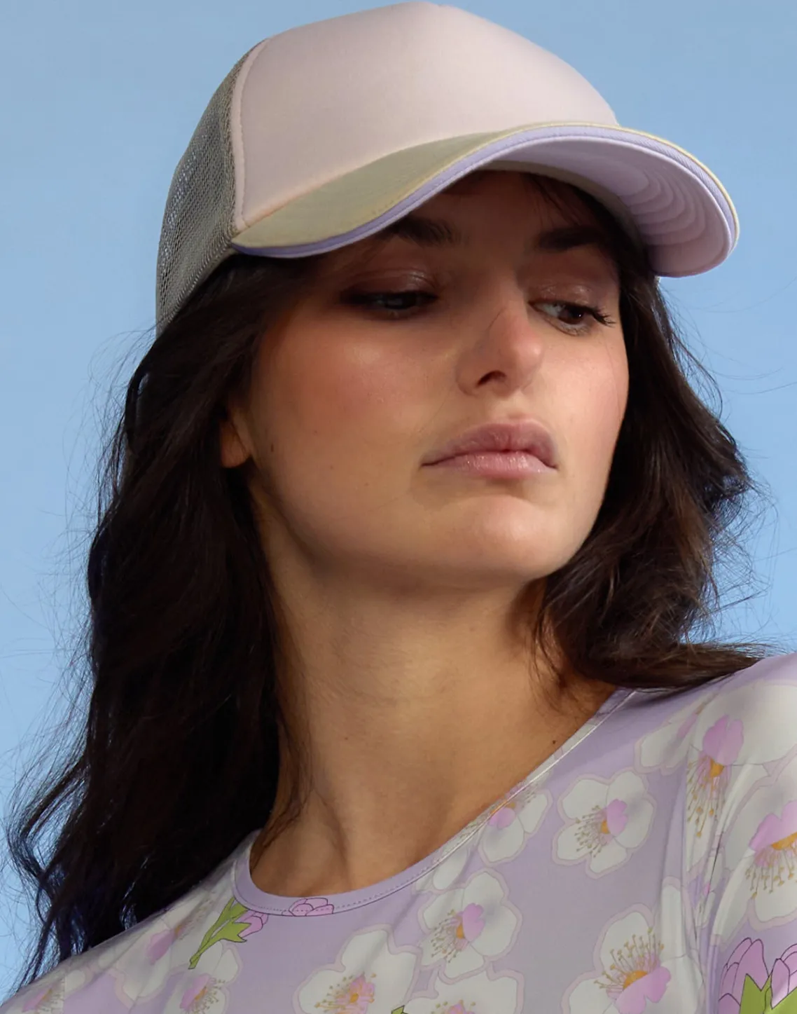 Cynthia Rowley Colorblock Trucker Hat IVPKTP Best