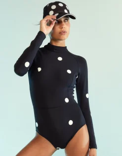 Cynthia Rowley Cruz Wetsuit BKWHT Online