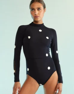 Cynthia Rowley Cruz Wetsuit BKWHT Online