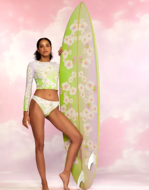 Cynthia Rowley Custom 7' Surfboard - Cheery Blossom Online
