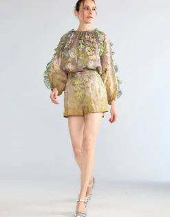 Cynthia Rowley Dawn Blouse CMLMLT Clearance