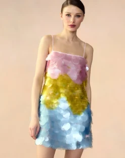 Cynthia Rowley Daylight Disco Dress PNKYLW Best
