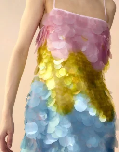 Cynthia Rowley Daylight Disco Dress PNKYLW Best