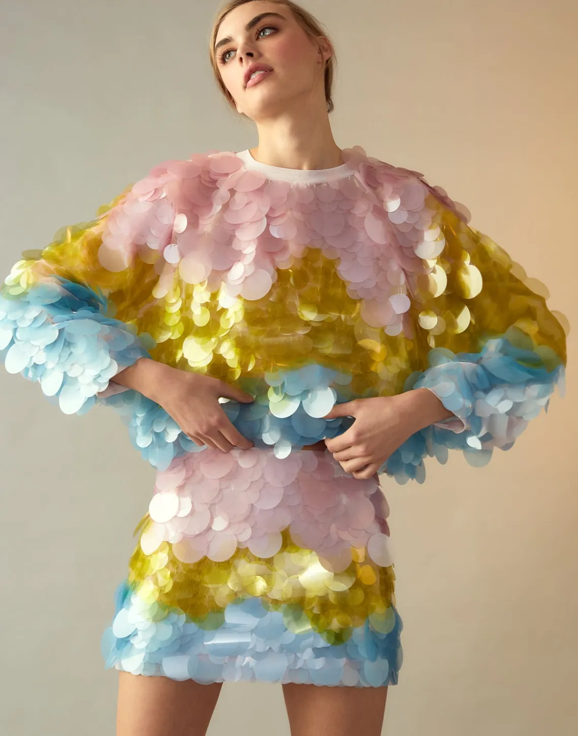 Cynthia Rowley Daylight Disco Skirt MULTI Fashion