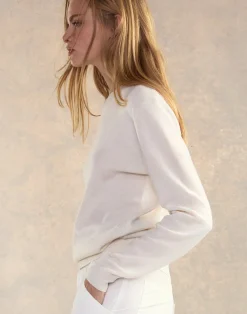 Cynthia Rowley Elea Wool Cashmere Sweater White Best