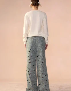 Cynthia Rowley Flora Cutout Jeans LGHWSH Best