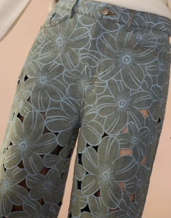 Cynthia Rowley Flora Cutout Jeans LGHWSH Best