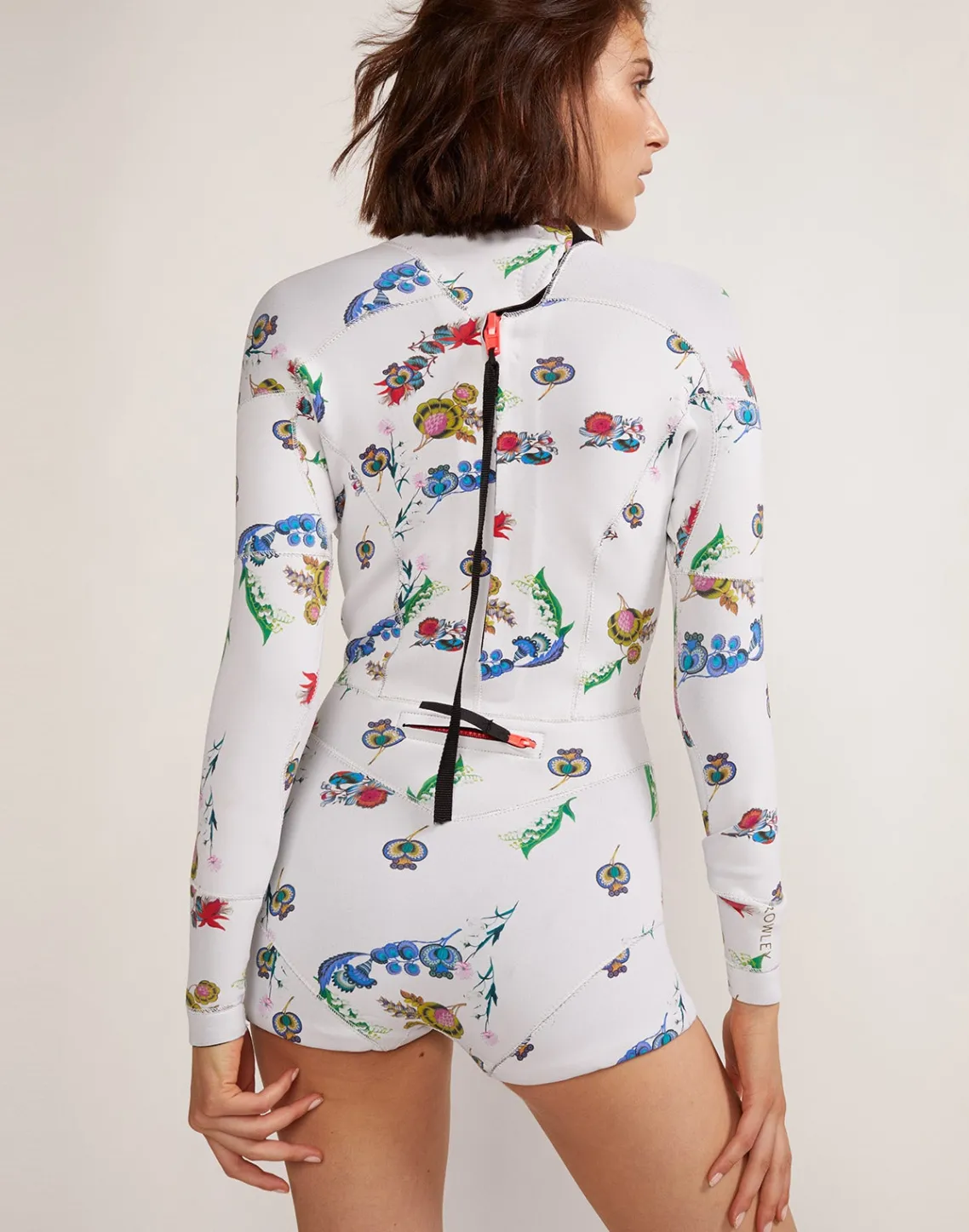 Cynthia Rowley Garden Floral High Tide Wetsuit WHTBQ Hot