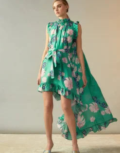 Cynthia Rowley Garden of Eden Dress GRNFL Hot