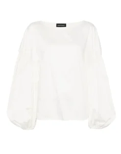Cynthia Rowley Geneva Cotton Blouse White Best