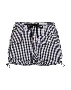 Cynthia Rowley Geneva Gingham Cargo Shorts BWGNH Clearance