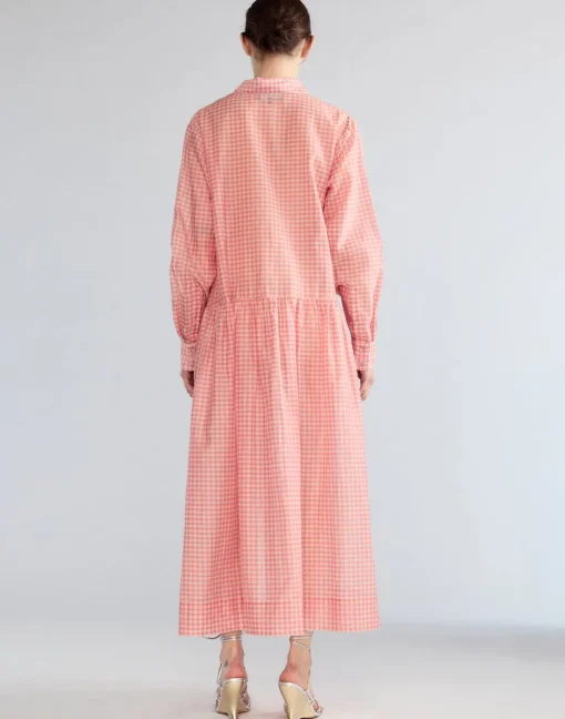 Cynthia Rowley Geneva Silk Cotton Shirt Dress PNKGNH Outlet