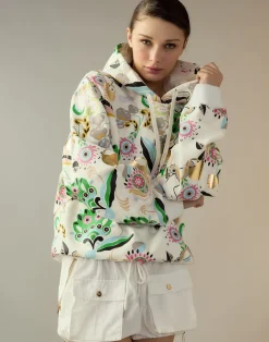 Cynthia Rowley Gilded Garden Sweatshirt WHTML Clearance