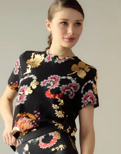 Cynthia Rowley Gold Foil T-Shirt GLDMLT Hot