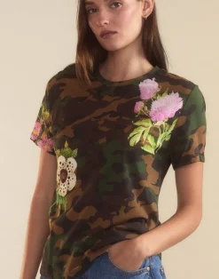 Cynthia Rowley In Plain Sight Tee GRNCAM Outlet