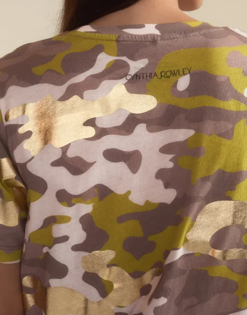 Cynthia Rowley In Plain Sight Tee PNKCMO Clearance