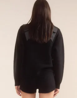 Cynthia Rowley Ivy Wool Cardigan BLACK Online