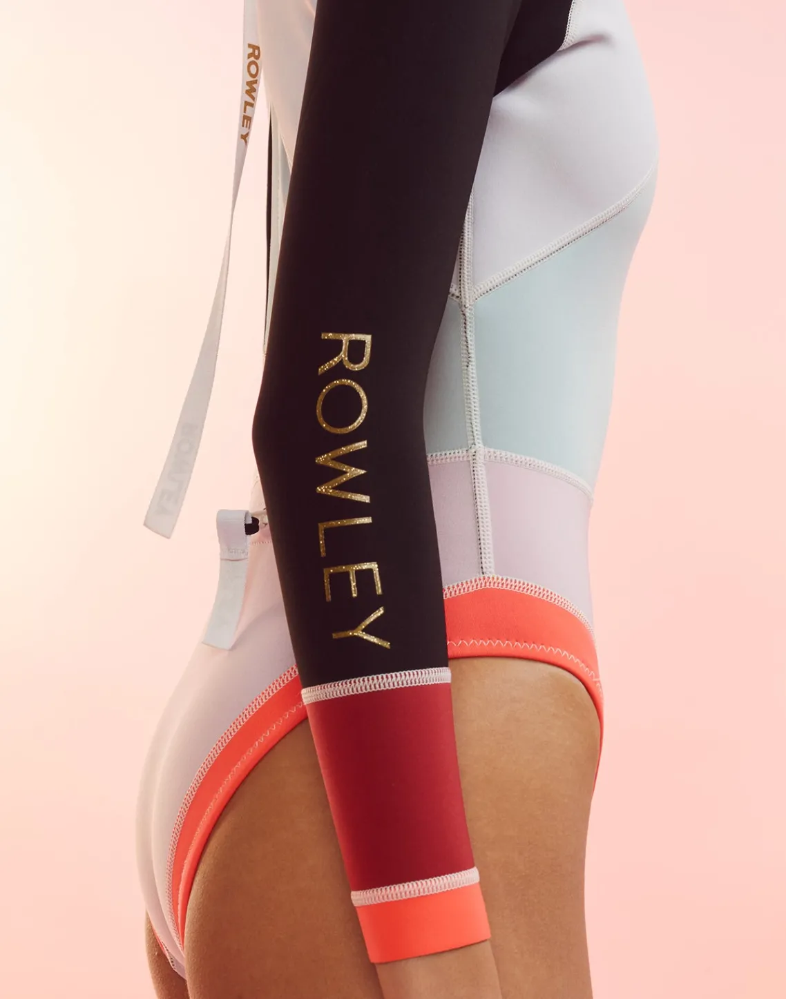 Cynthia Rowley Janet Colorblock High Cut Wetsuit BLPKM Best