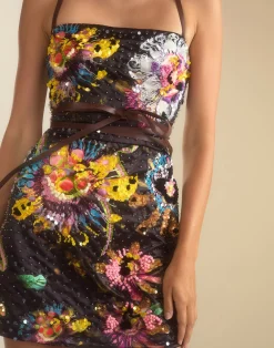 Cynthia Rowley Kaia Dress BLKMT Hot